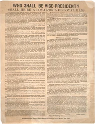 Hvem skal være næstformand? George Pendleton vs. Andrew Johnson (valg i 1864), 1864