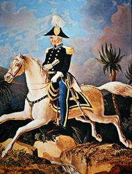 Zachary Taylor (farve litho)