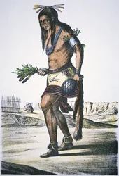 Zuni-stammeleder