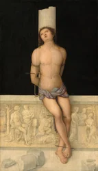 Sankt Sebastian, ca. 1505 (olie på panel)