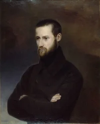 Portræt af Louis-Auguste Blanqui 1805-1881, mellem 1844 og 1850.