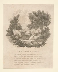 En sommerscene (med vers)