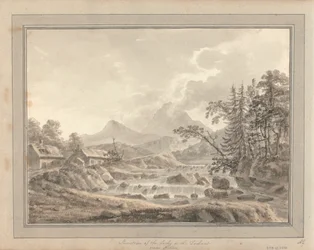 Udsigter i England, Skotland og Wales: Tur i Skotland; Junction of the Lochy and the Dochart nær Killin
