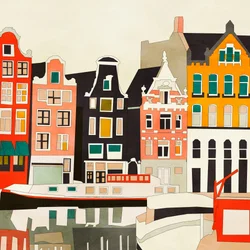 Amsterdam, Holland – 3 huse