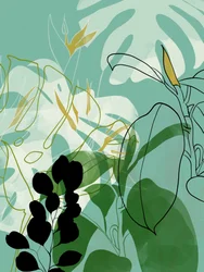 Leaves Line Boho2