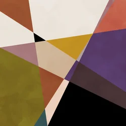 Midterste cirkler, terrakotta, sort 3