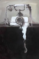 Den smeltende drejetelefon