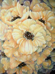 Strålende gule blomster