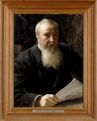 Carl Fredrik Liljevalch (1837-1909), industrimand, jernværksdirektør og mæcen, 1906