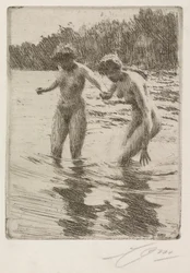 To Badegæster