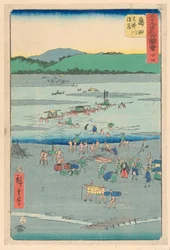 Shimada fra serien 53 Stations of Tokaido