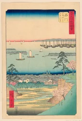 Shinagawa fra serien 53 Stations of Tokaido