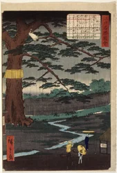 Miyuki Pine (træbloktryk i farver)