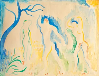 Tre badegæster