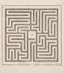 Design for Parterre, fra Theatre des Plans et Jardinages, pub.1652 (gravering)