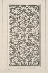 Design for Parterre, fra Theatre des Plans et Jardinages, pub.1652 (gravering)