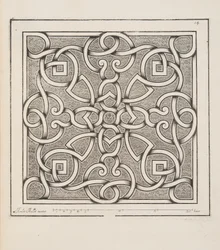 Design for Parterre, fra Theatre des Plans et Jardinages, pub.1652