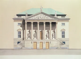 Deutsche Staatsoper, Berlin, Tyskland Facade fra det 18. århundrede