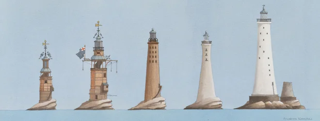 The Eddystone lights, Plymouth, Devon, UK