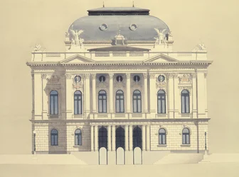 Operahuset i Zürich, Zürich, Schweiz