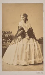 Hertuginde Sofia de Morny 1838-1896, født grevinde Trubetskaya, 1862.