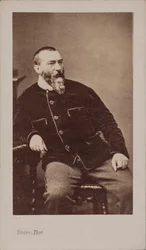 Portræt af Alphonse Karr 1808-1890.