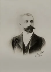 Portræt af den franske maler Andre Brouillet ( 1857