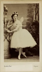 Portræt af balletdanseren Marfa Muravyeva 1838-1879 i balletten Diavolina..., 1863.