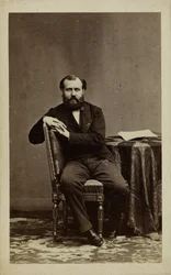 Portræt af komponisten Charles Gounod 1818-1893.
