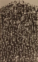 Det kejserlige hof i Napoleon III, ca. 1866, trykt 1940