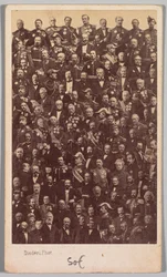Uden titel: Franske militærhelte og politiske ledere, midten af 1860