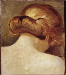 Nakken af en blond kvinde med hårknude. 1928, Paris. Georges Pompidou Nationale Center for Kunst og Kultur