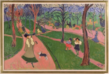 Hyde Park, ca. 1906 (olie på lærred)