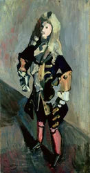 Ludvig XIV (1638-1715) Kostume, ca. 1903 (olie på lærred)