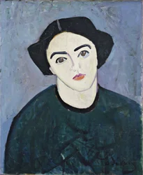 Madame Derain i grønt