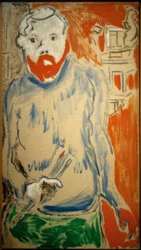 Portræt af Henri Matisse (Matisse i atelieret)