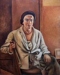 Portræt af Alice Derain, ca. 1920-1921 (olie på lærred)