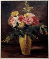 Roser i en vase
