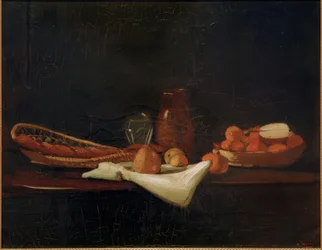 Stilleben med brød