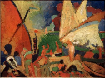 Sejlbåde i Collioure