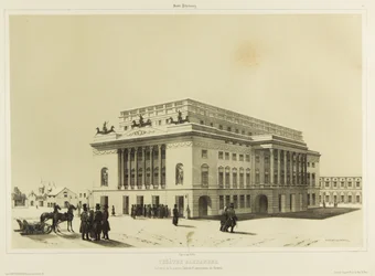 Alexandrinsky-teatret i Sankt Petersborg, ca. 1840