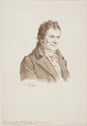 Portræt af gravøren Baquoy