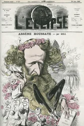 Arsene Housset dit Houssaye (1815-1896), en fransk mand med bogstaver. Cover i "" L