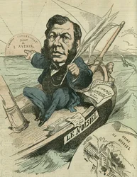 Emile-Justin Menier (1826-1881), industriel chocolatier og stedfortrædende republikaner. i "L