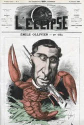 Emile Ollivier (1825-1913), fransk politiker. Cover i "" L