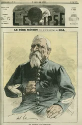 Fader Mechin, chefgeolier i Sainte-Pelagie-fængslet i Paris. Cover i "" L