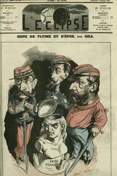 Folk med pen og sværd: Louis Leon Faidherbe (1818-1889), fransk militær, Camille Cremer (1840-1876), fransk general, og Philippe Toussaint Joseph Bordone (1821-1892), læge og militær. Cover i "" L