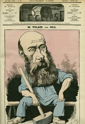 Portræt af Henri Louis Tolain (1828-1897), fransk gravør og politiker. Cover i "" L