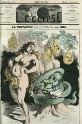 Fristelsen, Republikken-Eva fristet af Orleans-Slangen. Cover i "" L