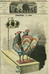 De to haner krones. Forside til "L